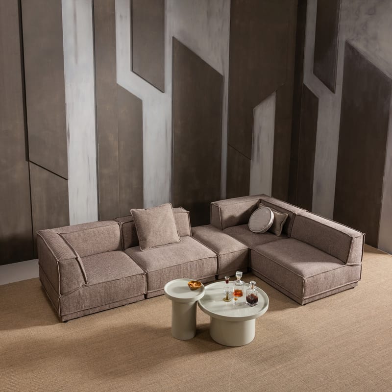 Sidobord Veluna 40 cm Rund - Sand - Möbler - Bord & matgrupper - Avlastningsbord - Lampbord