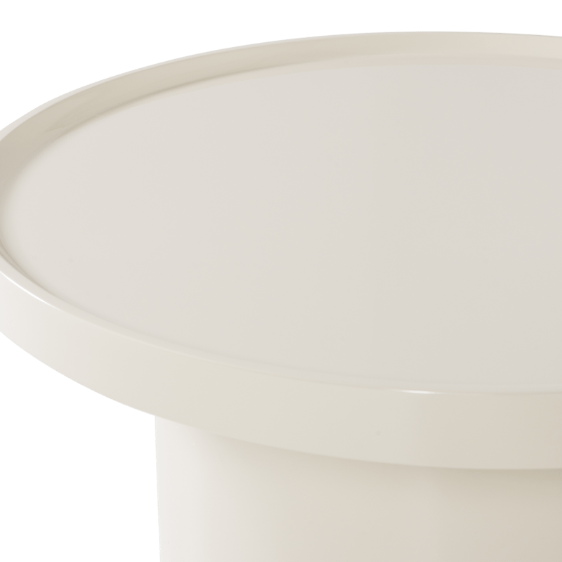 Sidobord Veluna 70 cm Rund - Sand - Möbler - Bord & matgrupper - Avlastningsbord - Lampbord