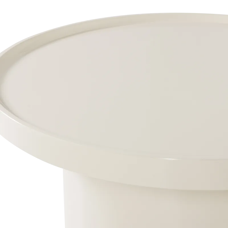 Sidobord Veluna 70 cm Rund - Sand - Möbler - Bord & matgrupper - Avlastningsbord - Lampbord