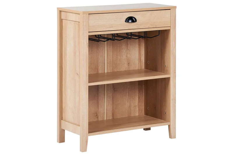 Sidobord Walkerston Ljus trä - Ljus trä - Möbler - Bord & matgrupper - Avlastningsbord - Lampbord