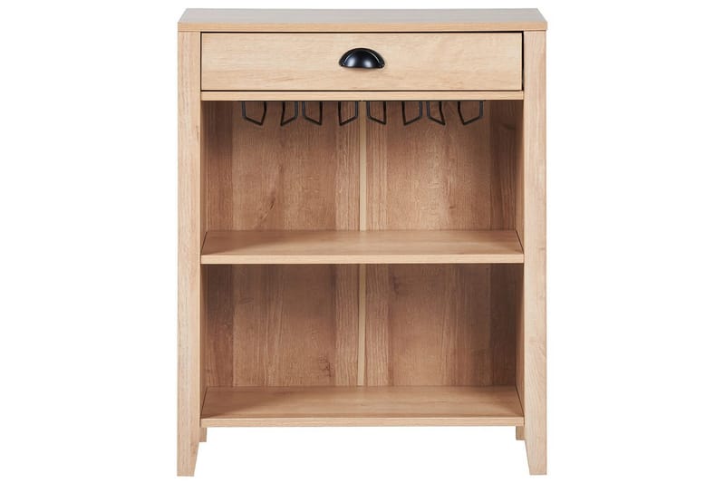 Sidobord Walkerston Ljus trä - Ljus trä - Möbler - Bord & matgrupper - Avlastningsbord - Lampbord