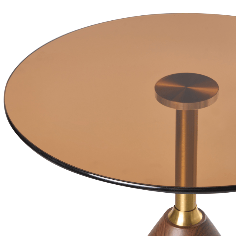 Sidobord Wallis - Brun - Möbler - Bord & matgrupper - Avlastningsbord - Lampbord