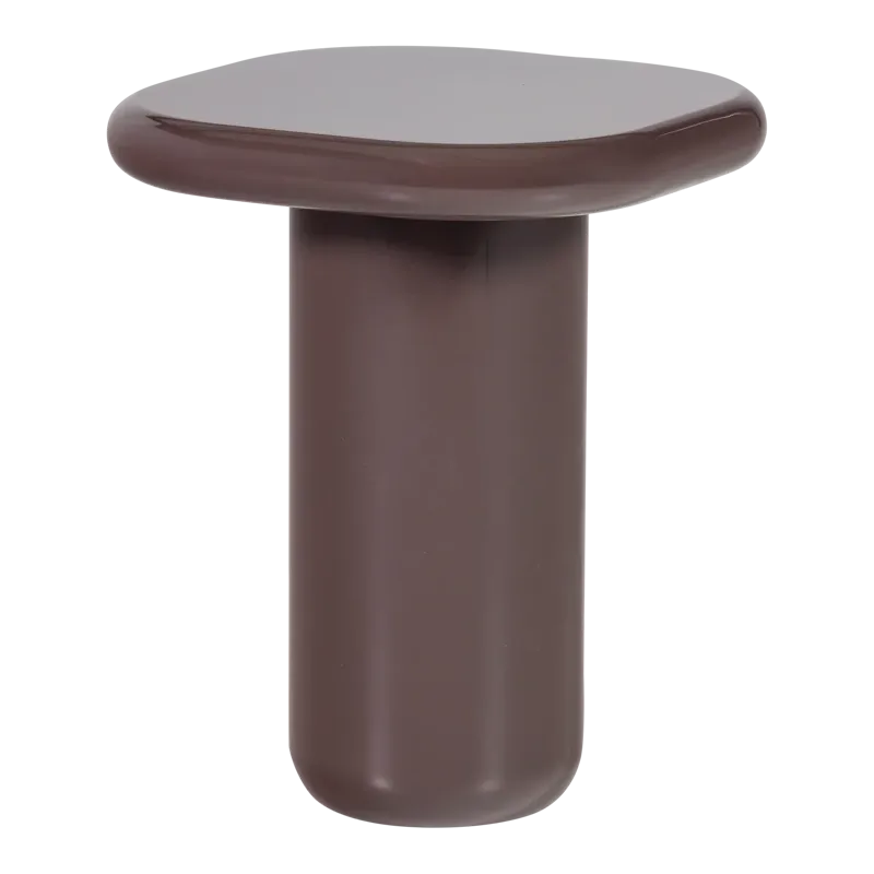 Sidobord Zava 50 cm, Mörkbrun