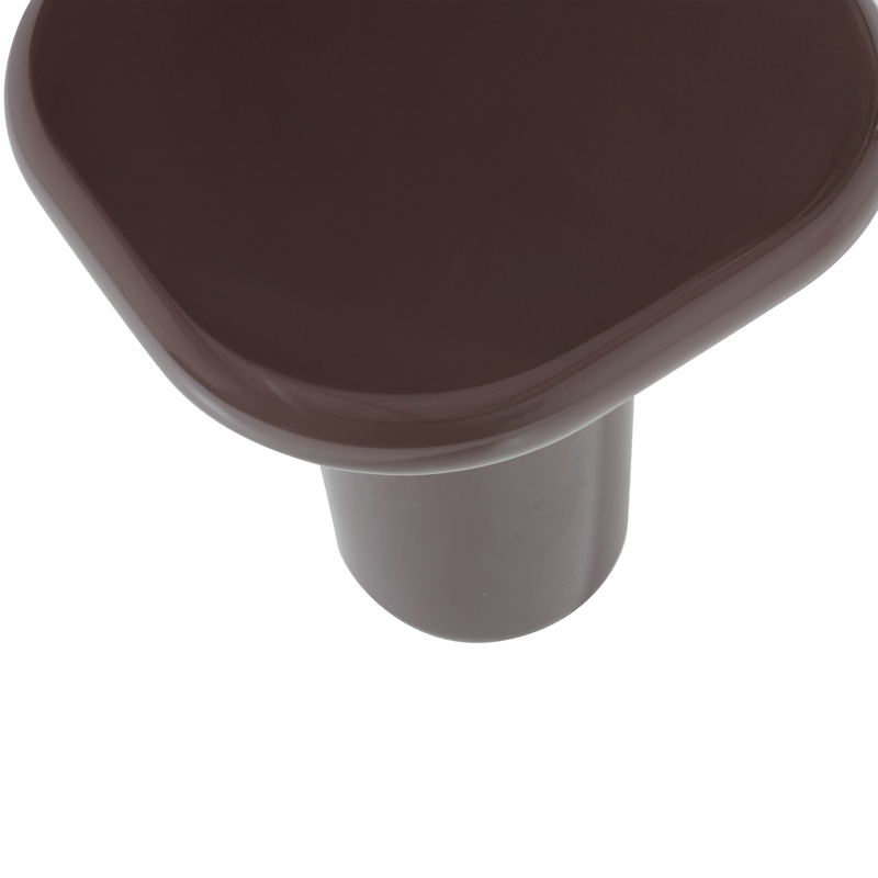 Sidobord Zava 50 cm - Mörkbrun - Möbler - Bord & matgrupper - Avlastningsbord - Lampbord