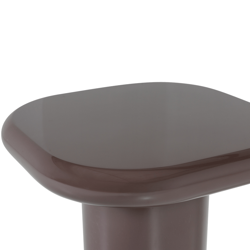 Sidobord Zava 50 cm - Mörkbrun - Möbler - Bord & matgrupper - Avlastningsbord - Lampbord