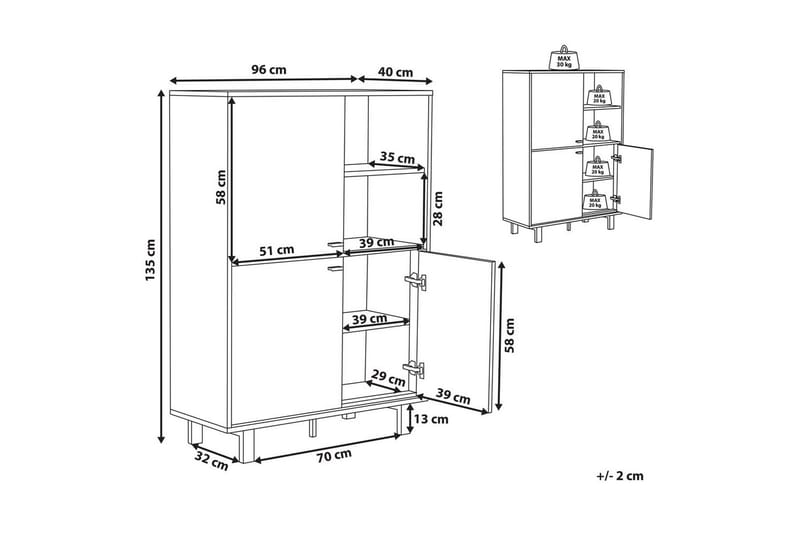 Sidobord Paramount - Möbler - Bord & matgrupper - Avlastningsbord - Lampbord