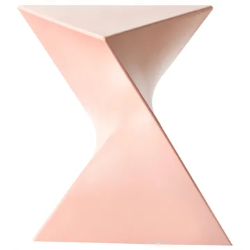 Sidobord Pecos 40x40 cm - Pastellrosa - Möbler - Bord & matgrupper - Avlastningsbord - Lampbord