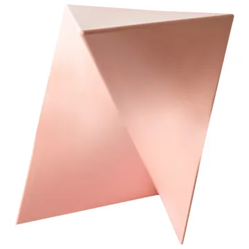 Sidobord Pecos 40x40 cm - Pastellrosa - Möbler - Bord & matgrupper - Avlastningsbord - Lampbord