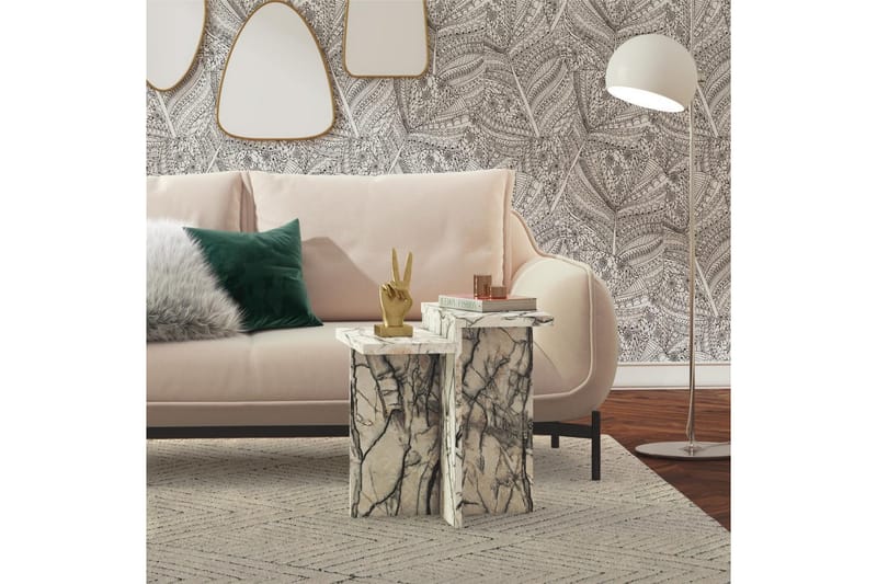 Sidobord/Avslutningsbord Brielle Onyxmarmor - Onyxmarmor - Möbler - Bord & matgrupper - Avlastningsbord - Lampbord