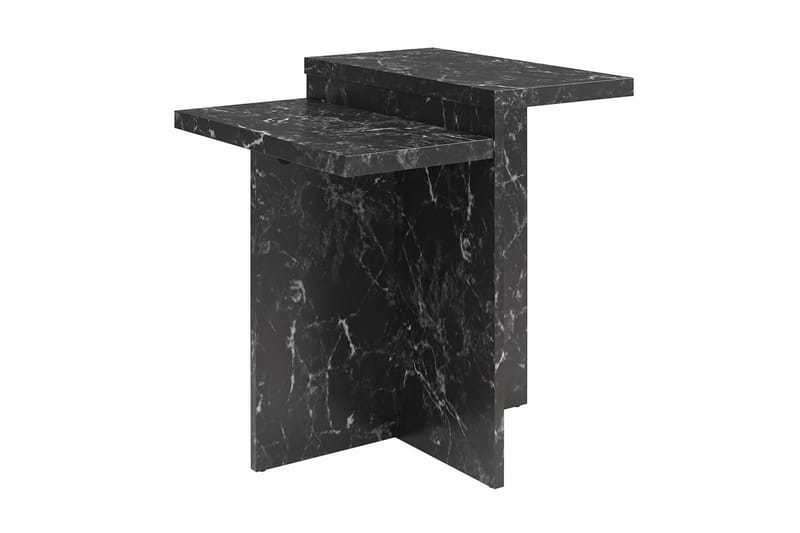 Sidobord/Avslutningsbord Brielle Svart marmor, Svart marmor