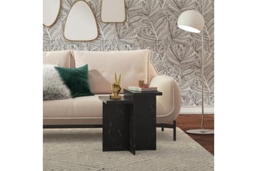 Sidobord/Avslutningsbord Brielle Svart marmor - Svart marmor - Möbler - Bord & matgrupper - Avlastningsbord - Lampbord