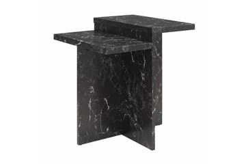 Sidobord/Avslutningsbord Brielle Svart marmor - Svart marmor - Möbler - Bord & matgrupper - Avlastningsbord - Lampbord