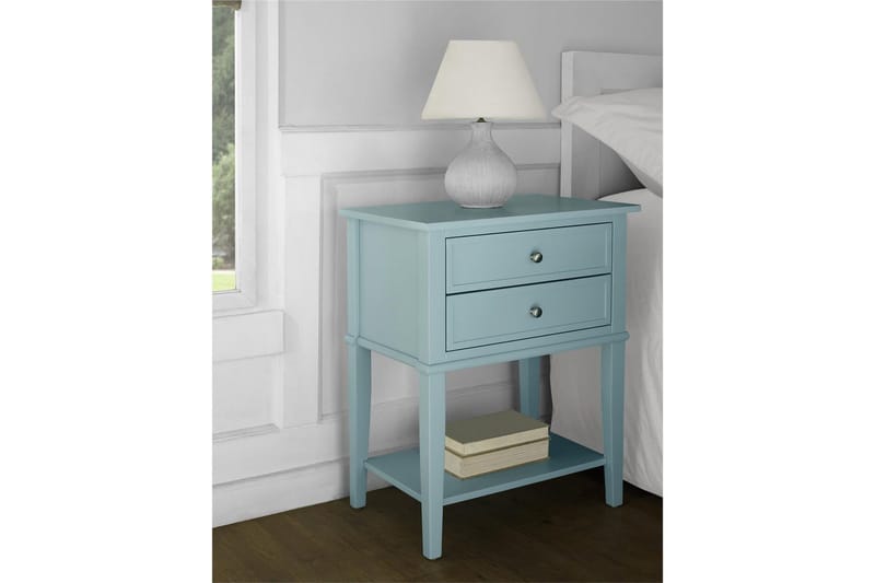 Sidobord/Avslutningsbord Franklin Blå - Blå - Möbler - Bord & matgrupper - Avlastningsbord - Lampbord