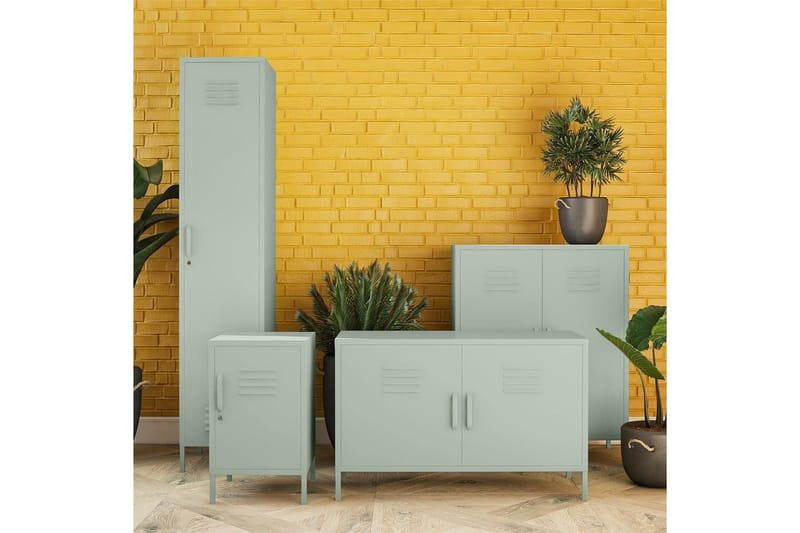 Sidobord/Avslutningsbord Mission District Blekt Grön - Blekt Grön - Möbler - Bord & matgrupper - Avlastningsbord - Lampbord