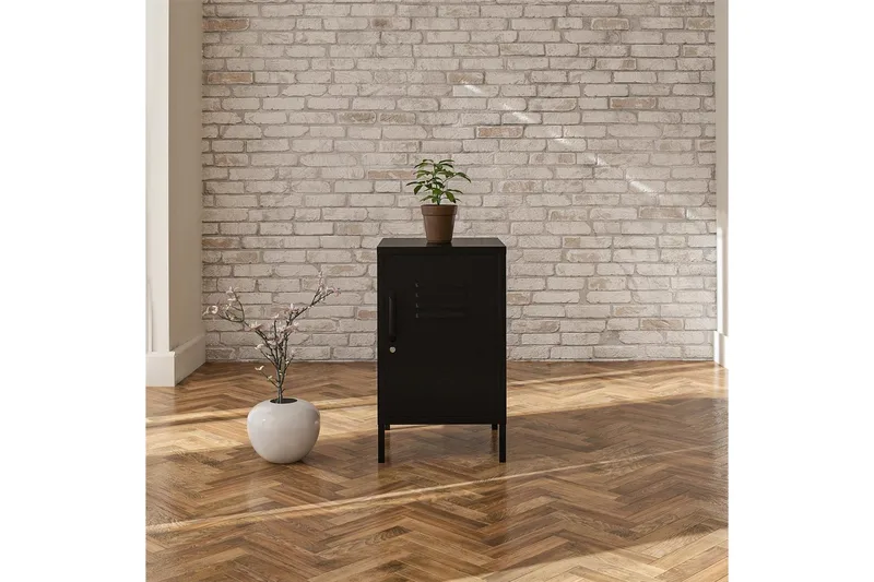 Sidobord/Avslutningsbord Mission District Svart - Svart - Möbler - Bord & matgrupper - Avlastningsbord - Lampbord