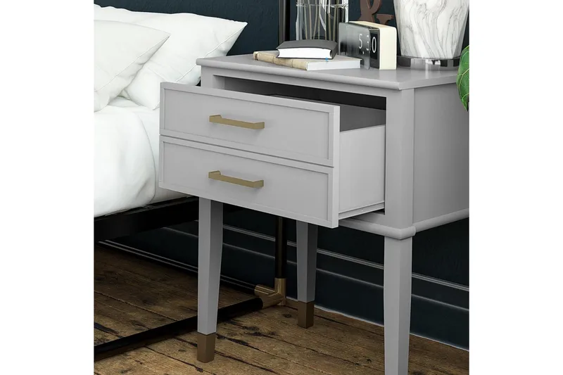 Sidobord/Avslutningsbord Westerleigh Duvgrå - Duvgrå - Möbler - Bord & matgrupper - Avlastningsbord - Lampbord