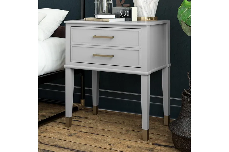 Sidobord/Avslutningsbord Westerleigh Duvgrå - Duvgrå - Möbler - Bord & matgrupper - Avlastningsbord - Lampbord