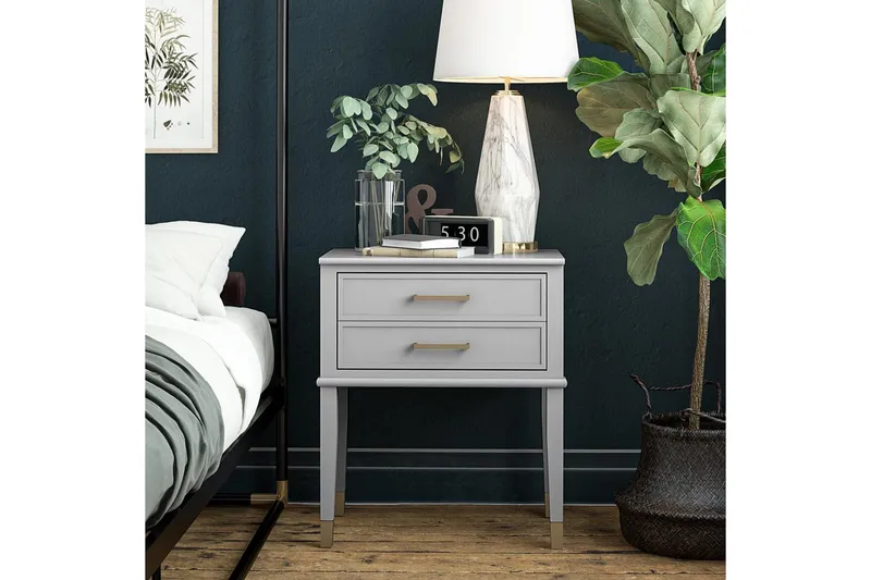 Sidobord/Avslutningsbord Westerleigh Duvgrå - Duvgrå - Möbler - Bord & matgrupper - Avlastningsbord - Lampbord