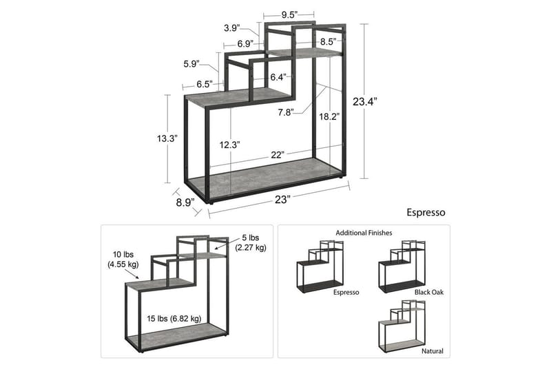 Sidobord/Avslutningsbord Weston - Möbler - Bord & matgrupper - Avlastningsbord - Lampbord