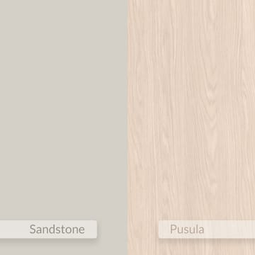 Silena Vägghängt Sängbord 40 cm med Låda i Trä med Ekutseende - Beige - Möbler - Bord & matgrupper - Avlastningsbord - Sängbord & nattduksbord