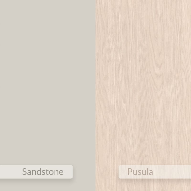 Silena Vägghängt Sängbord 40 cm med Låda i Trä med Ekutseende - Beige - Möbler - Bord & matgrupper - Avlastningsbord - Sängbord & nattduksbord