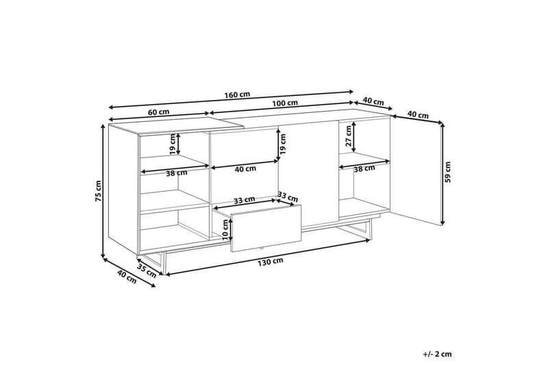 Skänk Fiora - Möbler - Bord & matgrupper - Avlastningsbord - Lampbord