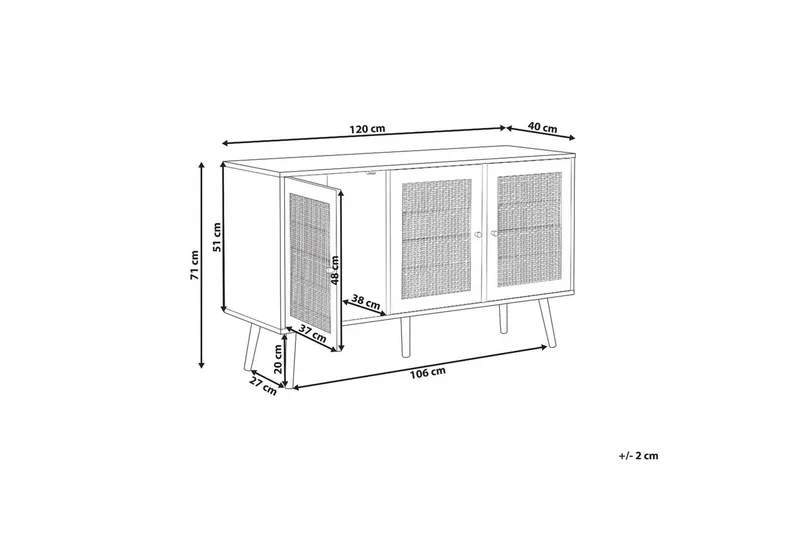 Skänk Perote - Förvaring - Förvaringsmöbler - Sideboard & skänk