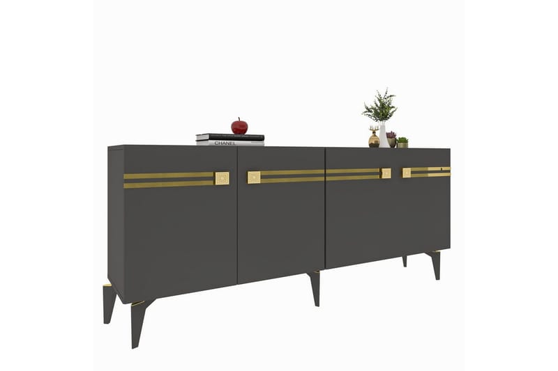 Slobidka Konsollbord 150 cm - Guld/Grafitgrå - Möbler - Bord & matgrupper - Avlastningsbord - Hallbord