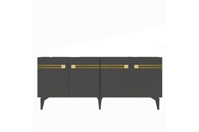 Slobidka Konsollbord 150 cm - Guld/Grafitgrå - Möbler - Bord & matgrupper - Avlastningsbord - Hallbord