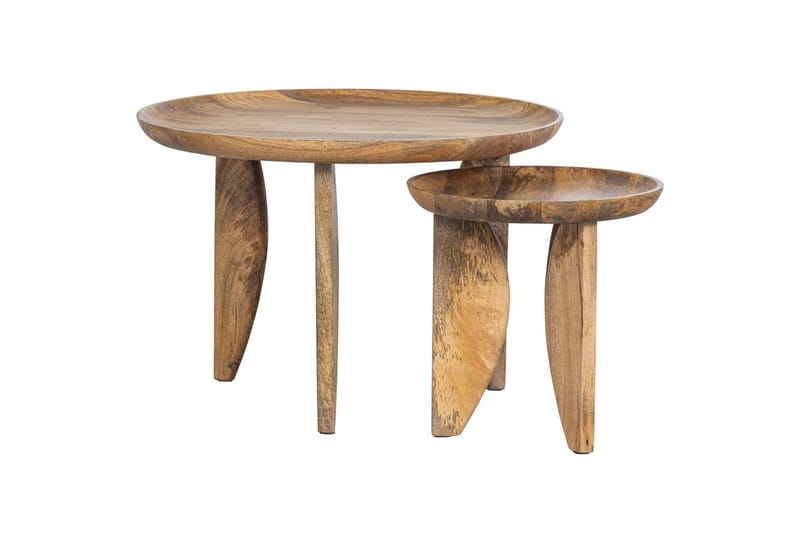 Soffbord Höga klackar set om 2 - Naturell - Möbler - Bord & matgrupper - Avlastningsbord - Satsbord