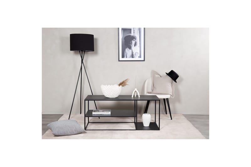 Soffbord Staal - Svart, 120x50x50 - Möbler - Bord & matgrupper - Avlastningsbord - Hallbord