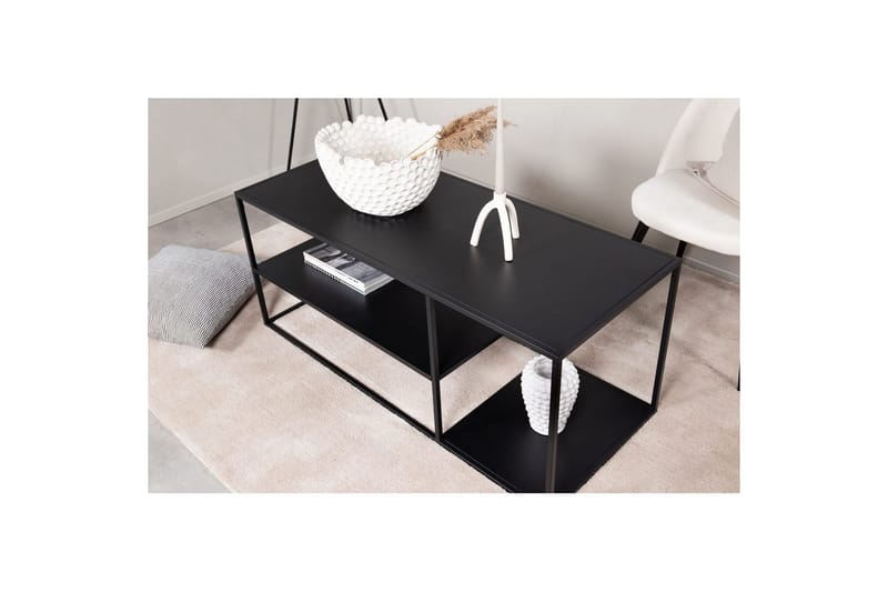 Soffbord Staal - Svart, 120x50x50 - Möbler - Bord & matgrupper - Avlastningsbord - Hallbord