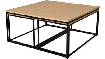 Soffbordsats Yrland 2+1 - Vitpigmenterad - Möbler - Bord & matgrupper - Avlastningsbord - Satsbord