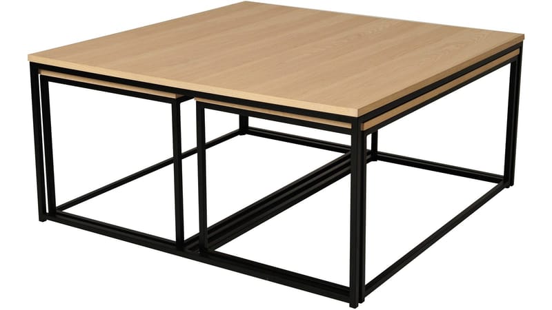 Soffbordsats Yrland 2+1 - Vitpigmenterad - Möbler - Bord & matgrupper - Avlastningsbord - Satsbord