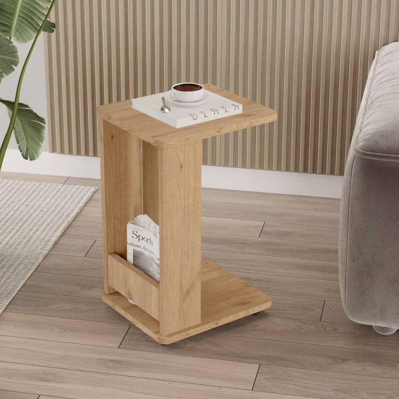 Solven Sidobord 32x42x55 cm - Ek - Möbler - Bord & matgrupper - Avlastningsbord - Lampbord