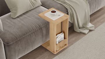 Solven Sidobord 32x42x55 cm - Ek - Möbler - Bord & matgrupper - Avlastningsbord - Lampbord