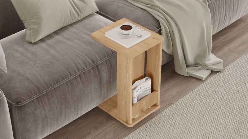 Solven Sidobord 32x42x55 cm - Ek - Möbler - Bord & matgrupper - Avlastningsbord - Lampbord