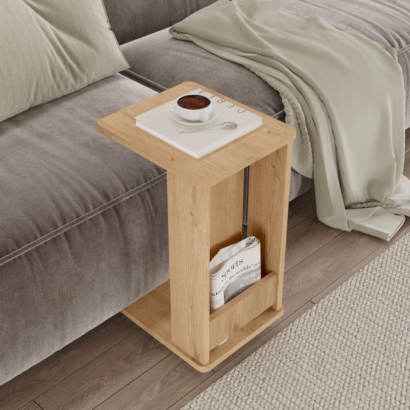 Solven Sidobord 32x42x55 cm - Ek - Möbler - Bord & matgrupper - Avlastningsbord - Lampbord