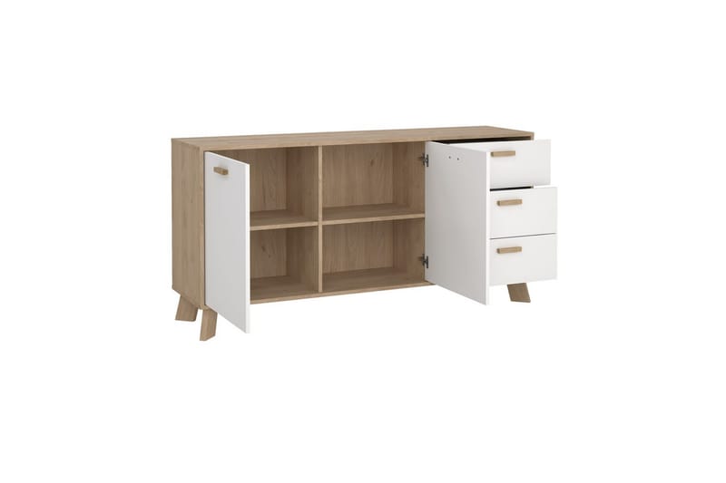 Sumita Konsollbord 147 cm - Vit/Natur - Möbler - Bord & matgrupper - Avlastningsbord - Hallbord