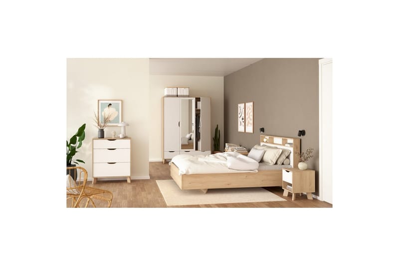 Sumita Konsollbord 79 cm - Natur/Vit - Möbler - Bord & matgrupper - Avlastningsbord - Hallbord