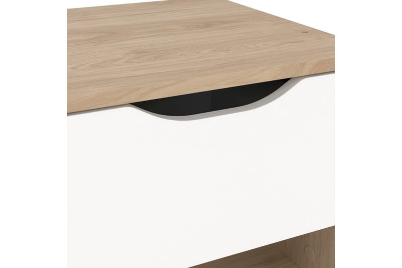 Sumita Sängbord 40 cm - Brun/Vit - Möbler - Bord & matgrupper - Avlastningsbord - Sängbord & nattduksbord