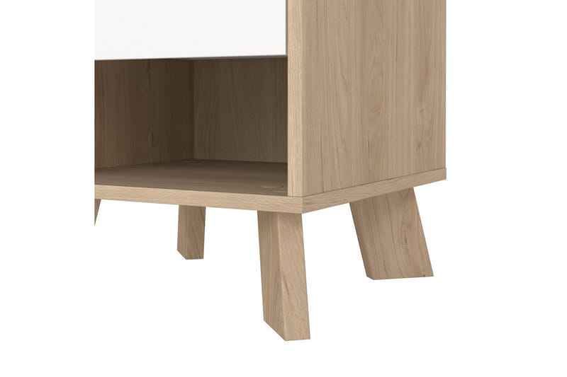 Sumita Sängbord 40 cm - Brun/Vit - Möbler - Bord & matgrupper - Avlastningsbord - Sängbord & nattduksbord