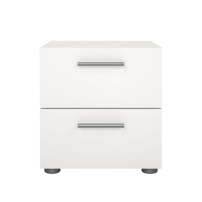 Suntia Nattduksbord med 2 lådor 40x40x42 cm - Möbler - Bord & matgrupper - Avlastningsbord - Sängbord & nattduksbord