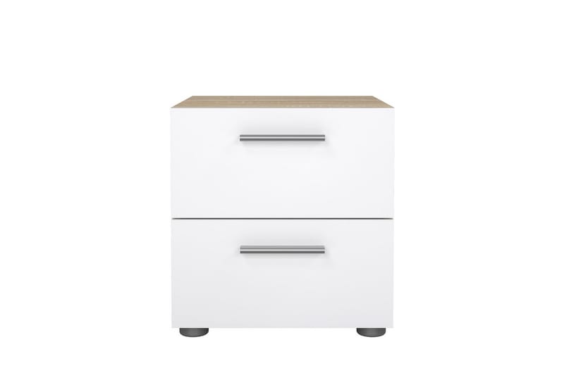 Suntia Sängbord 40 cm - Vit/Natur - Möbler - Bord & matgrupper - Avlastningsbord - Sängbord & nattduksbord