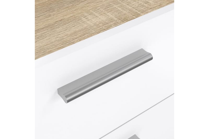 Suntia Sängbord 40 cm - Vit/Natur - Möbler - Bord & matgrupper - Avlastningsbord - Sängbord & nattduksbord