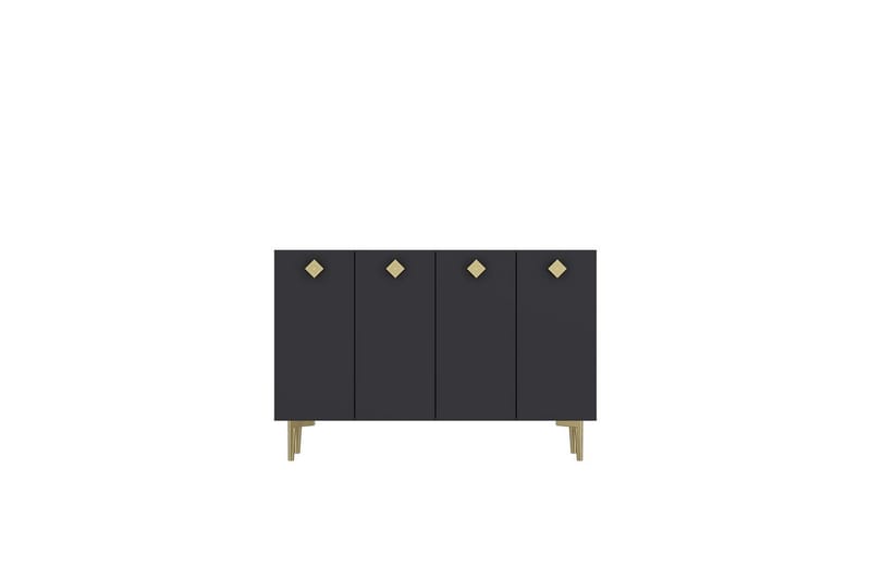 Sylas Konsollbord 120 cm, Antracit/Guld