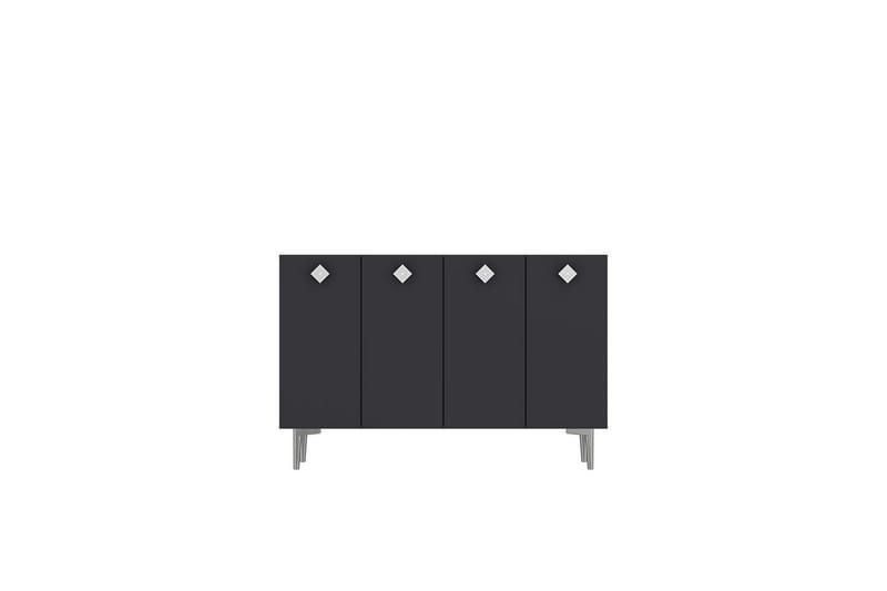 Sylas Konsollbord 120x120 cm - Antracit/Silver - Möbler - Bord & matgrupper - Avlastningsbord - Hallbord