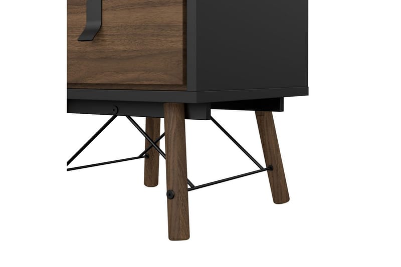 Tadami Sängbord 43 cm - Askgrå/Natur - Möbler - Bord & matgrupper - Avlastningsbord - Sängbord & nattduksbord