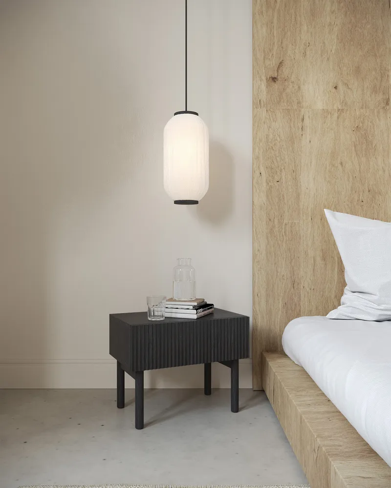 Takayo Sängbord 50 cm - Svart - Möbler - Bord & matgrupper - Avlastningsbord - Sängbord & nattduksbord