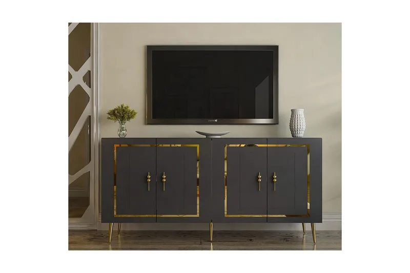 Talon Konsollbord 150 cm - Antracit/Guld - Möbler - Bord & matgrupper - Avlastningsbord - Hallbord